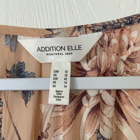 Addition Elle Floral Maxi Dress Sz 10 - Picture 3 of 9